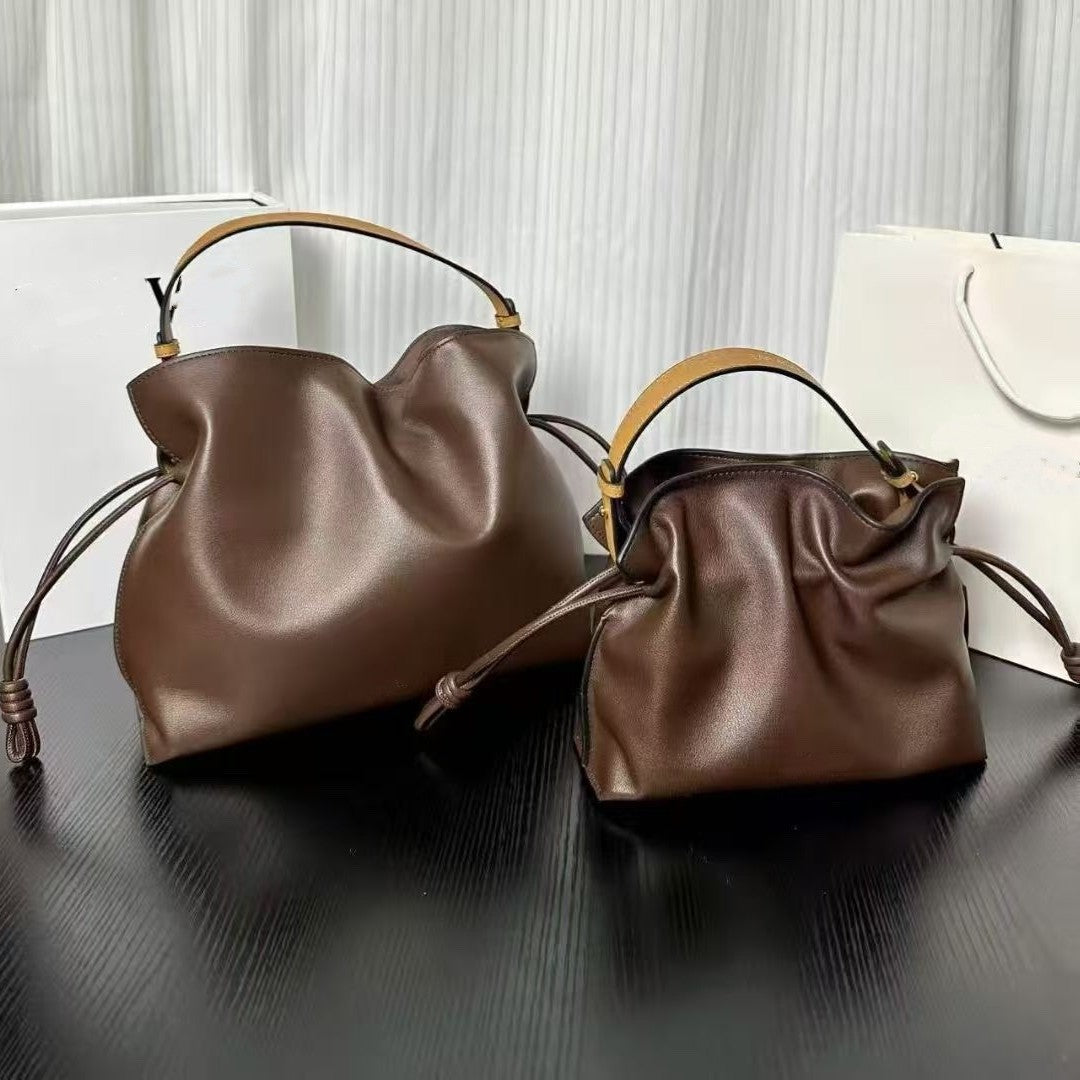 Women's Clutch Drawstring Cloud High Sense Idle Bags
