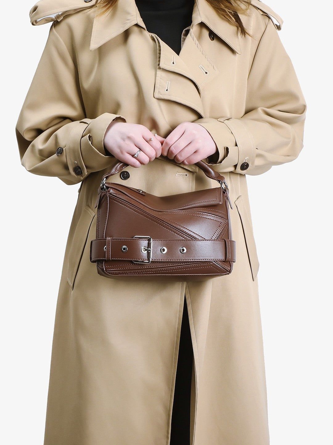 Versatile Geometric Fashionable High-grade Callie Motorcycle Bags