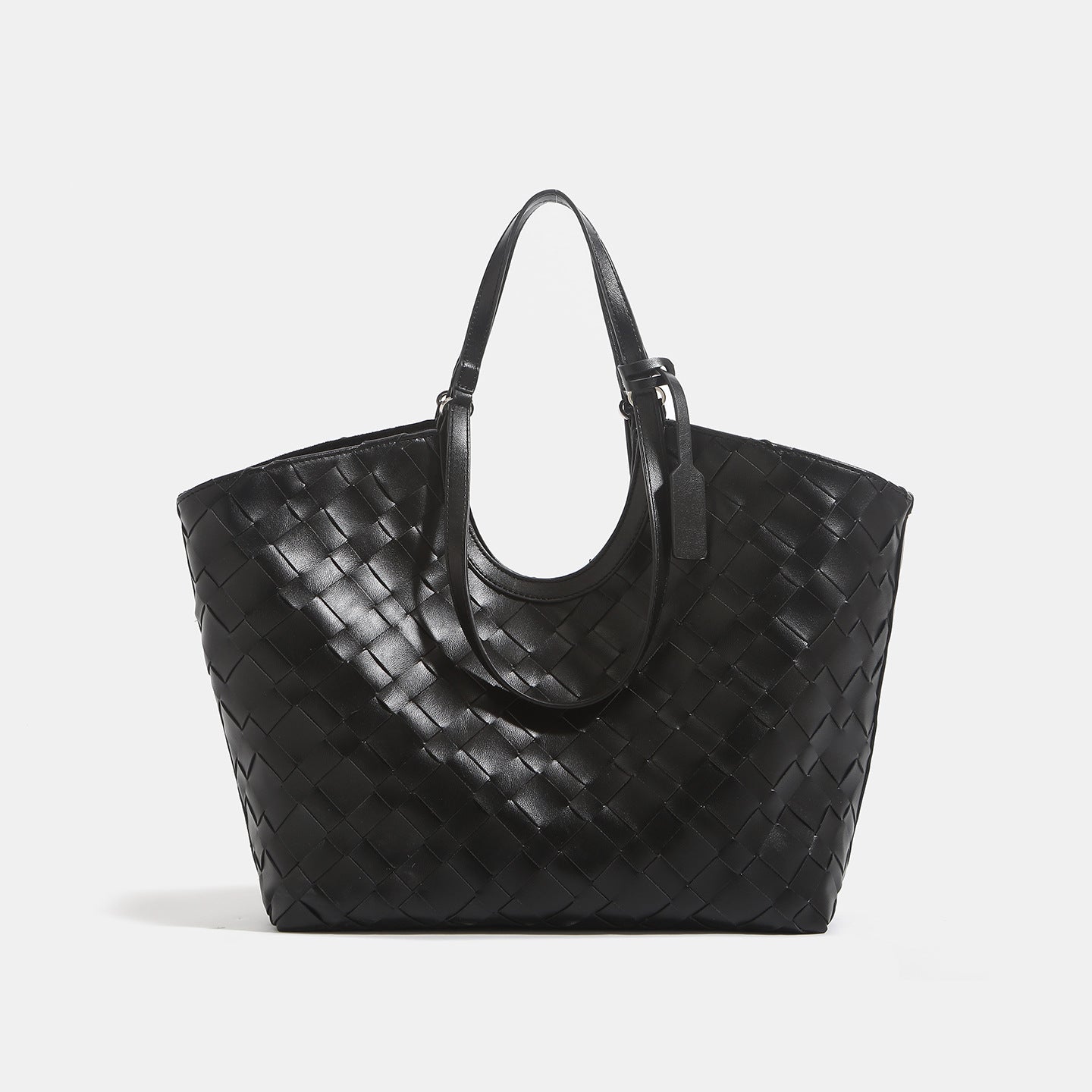 Autumn Vintage Weave Portable Female Minority Fashion Commuter Large Tote Bags
