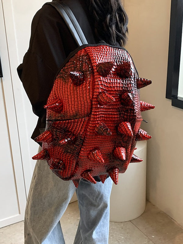 Trendy Fashion Cool Three-dimensional Hedgehog Funny Personality Creative Sea Cucumber Leisure Backpack