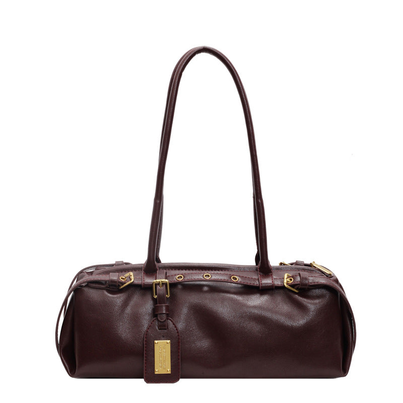 Underarm Female Niche Bowling Large Capacity Retro Bags