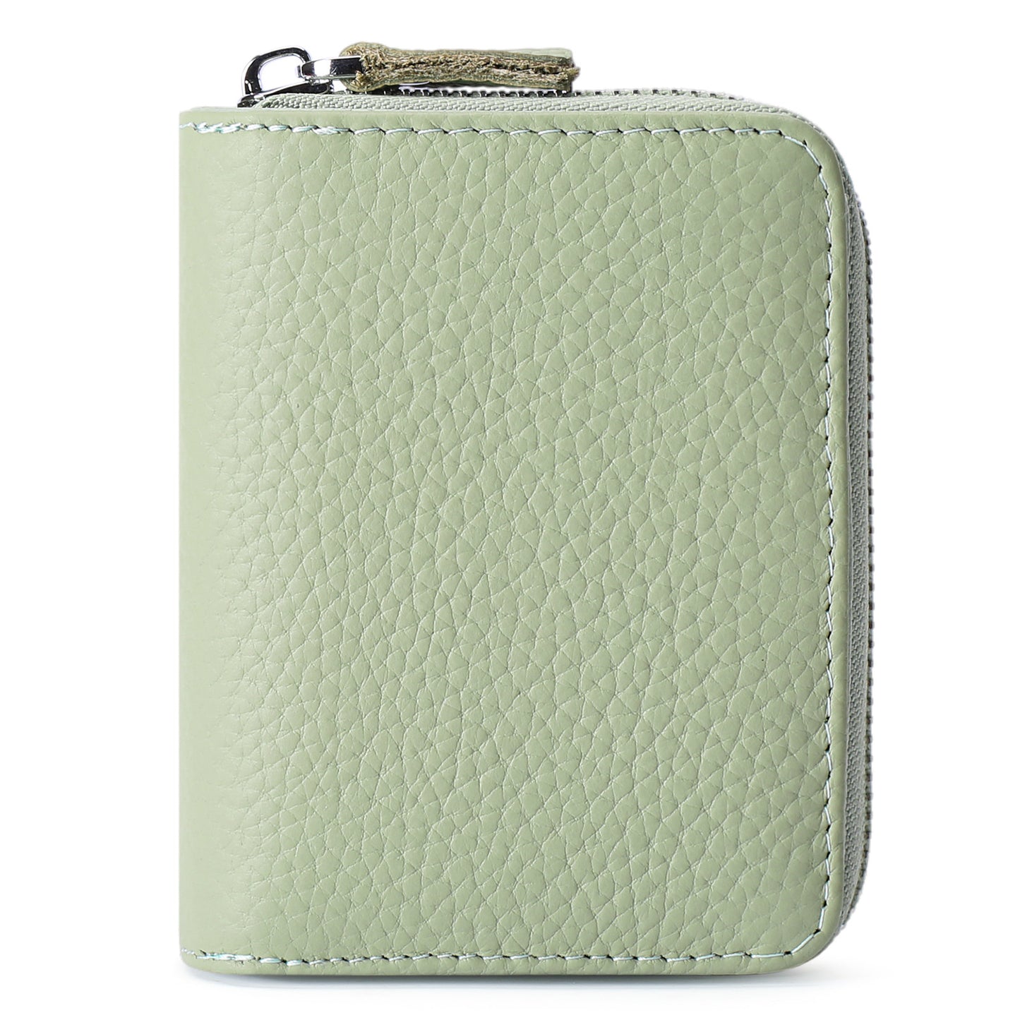 Women's Genuine Leather Simple Short First Layer Ladies Wallet