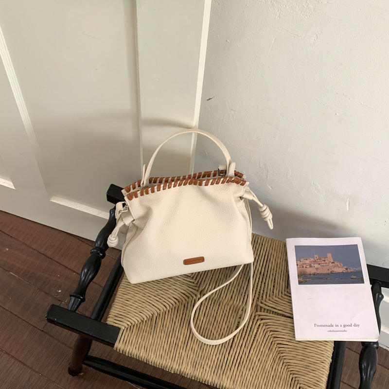 Style Trendy Contrast Color Fashion Chain Women's Shoulder Bag