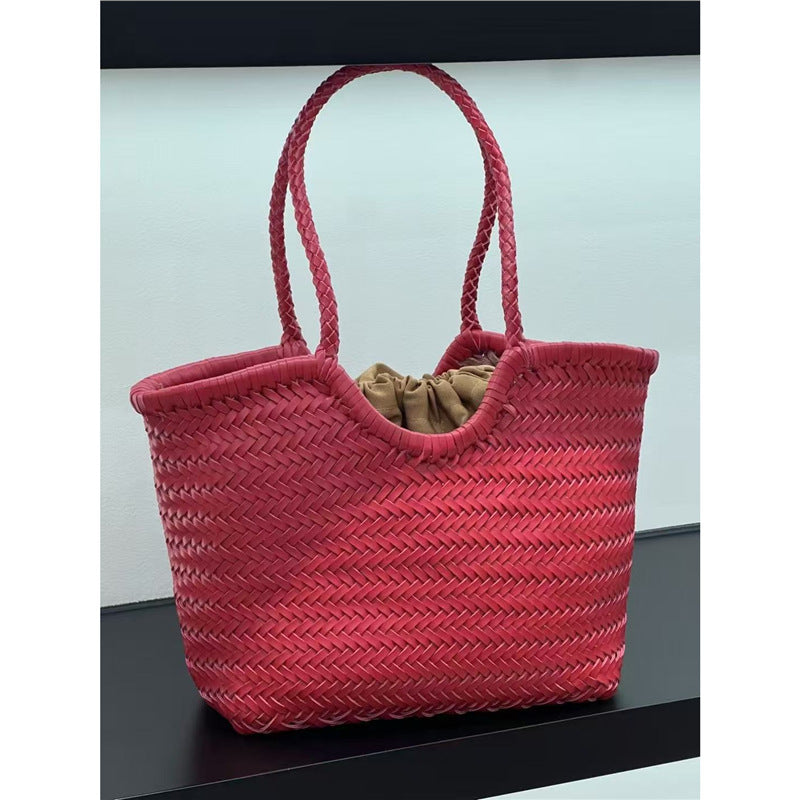 Vegetable Basket Large Capacity Leisure Beach Women's Shoulder Bag
