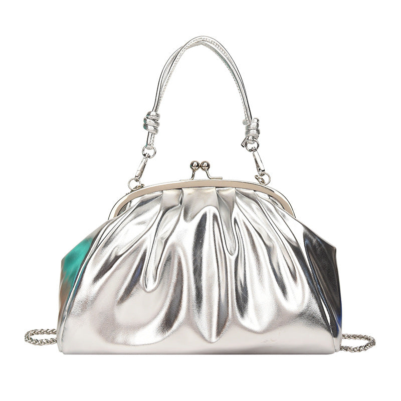 Women's Bright Leather Shell Spring Soft Fashion Women's Shoulder Bag