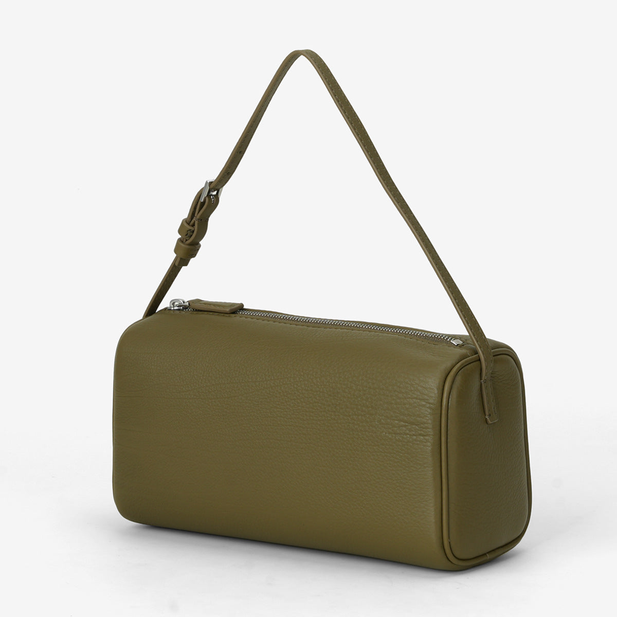 Women's Pencil Calf Skin Inside Outside Steel Women's Leather Bag