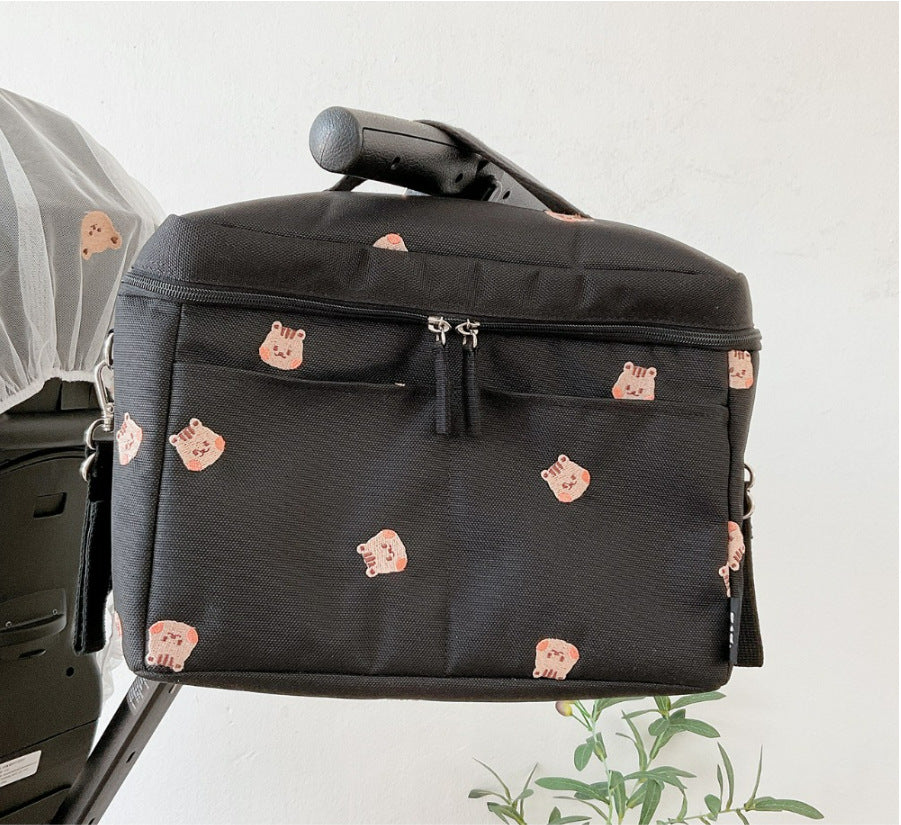 Embroidered Bear Insulated Infant Storage Thermal Bags
