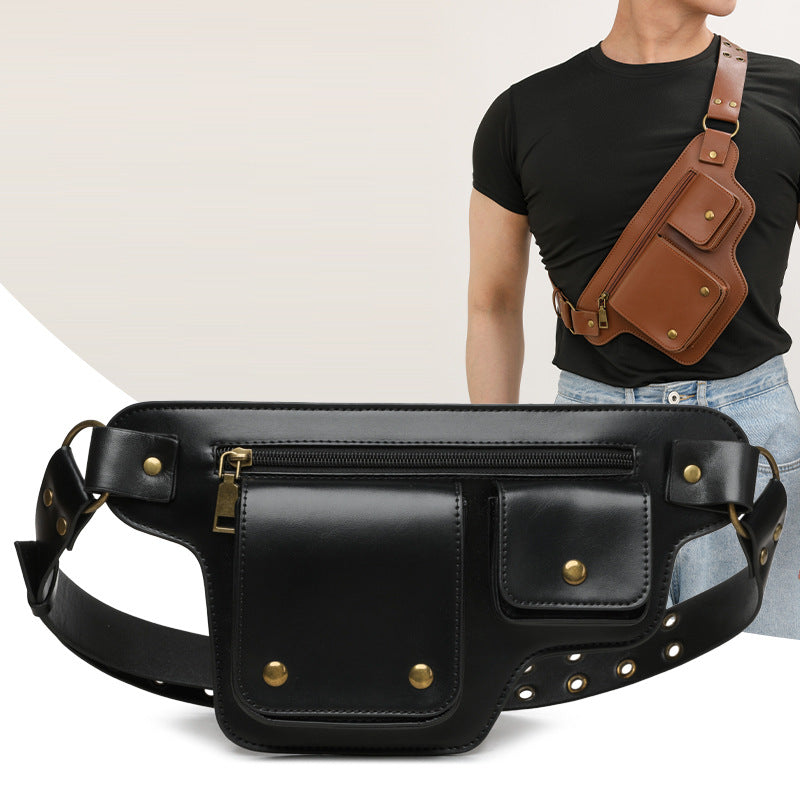 Men's Retro Adjustable Motorcycle Style For Bags
