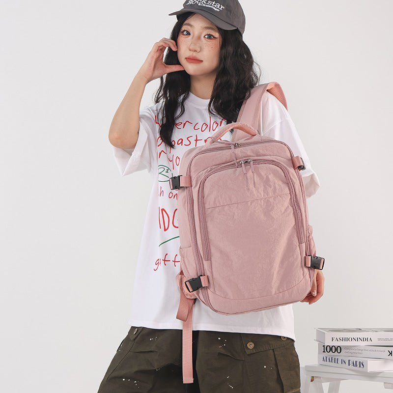 Women's & Men's Leisure Large Capacity Portable Computer Business Backpack