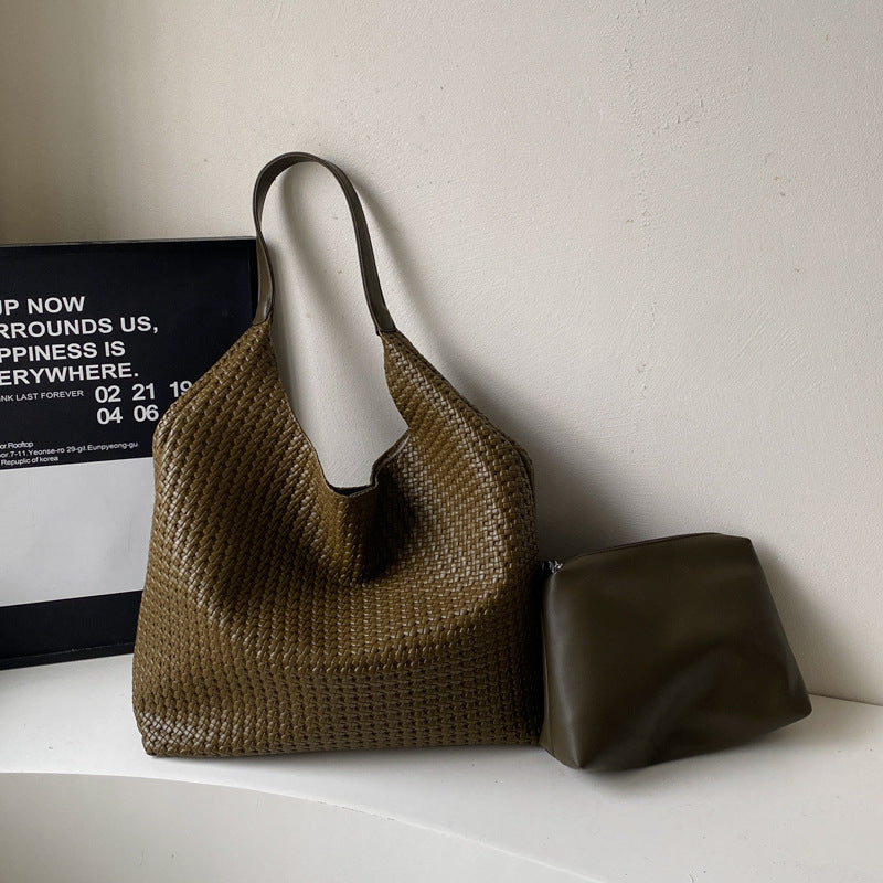 Women's Retro Fashion Korean Commuter Underarm Autumn Bags