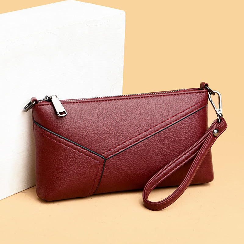 Women's Fashion Mom Mobile Clutch Simple Versatile Women's Messenger Bag