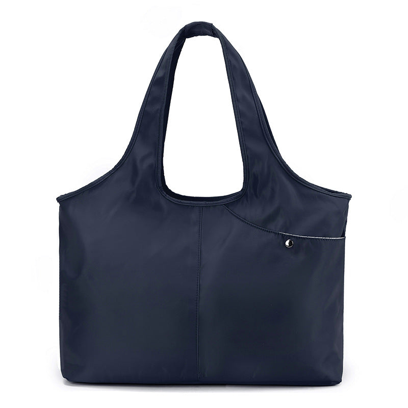 Women's Style Simple Large Capacity Lightweight Nylon Cloth Women's Shoulder Bag