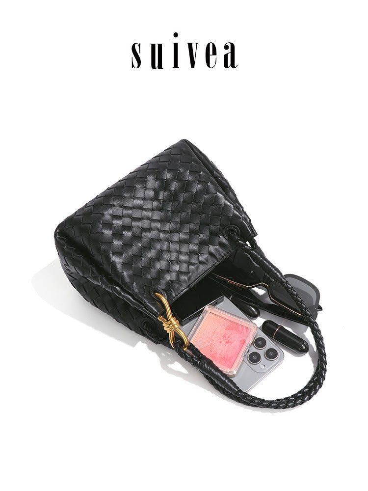 Women's Woven High-grade Parachute Old Money Style Women's Messenger Bag