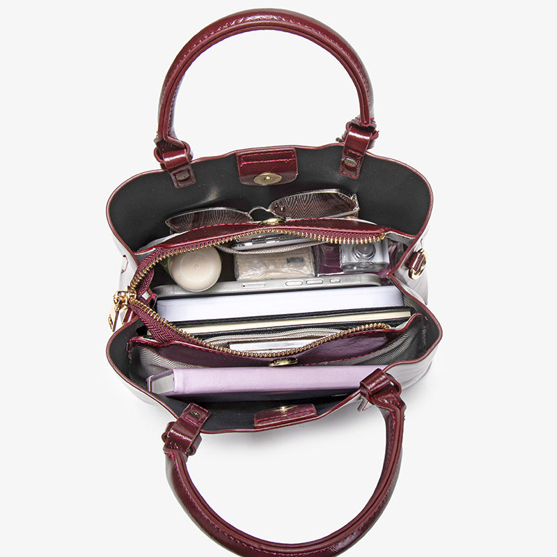 Capacity Female Underarm Senior Red Wedding Women's Shoulder Bag