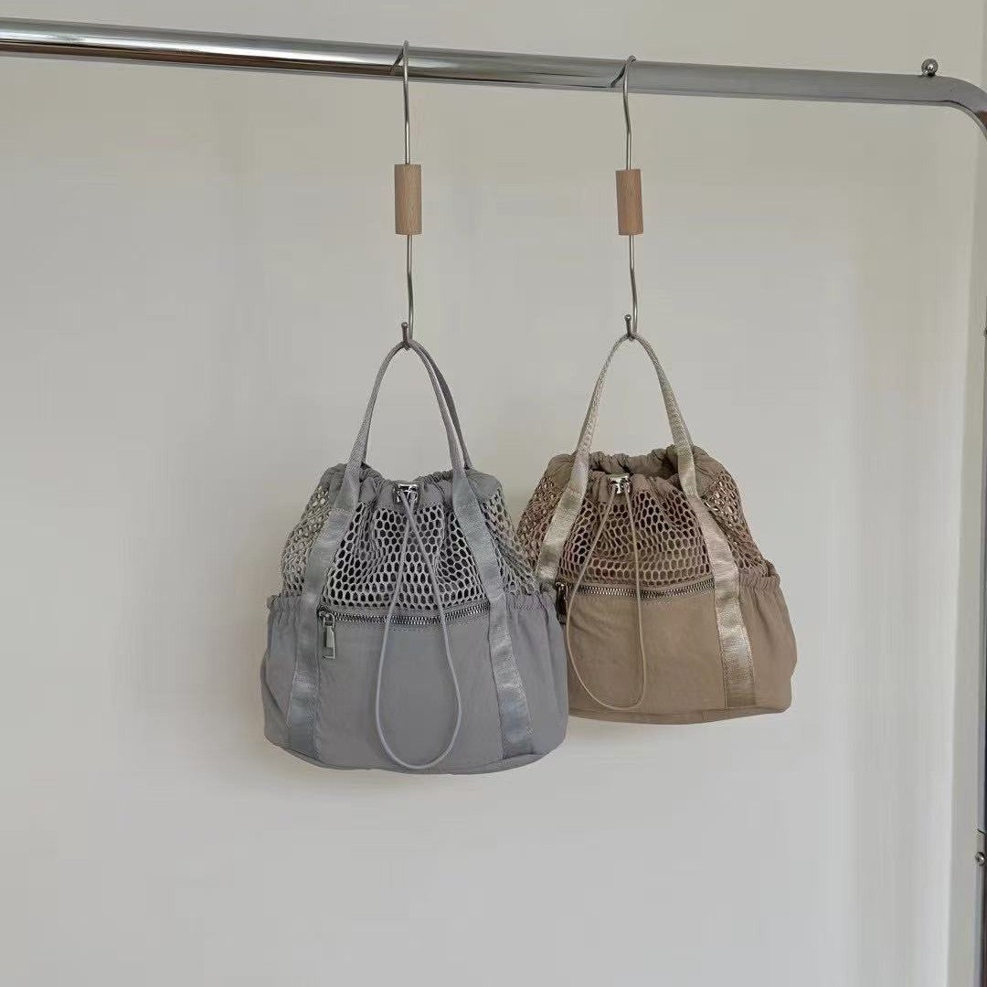 Women's Fashion Mini Nylon Canvas Mesh Breathable Women's Messenger Bag