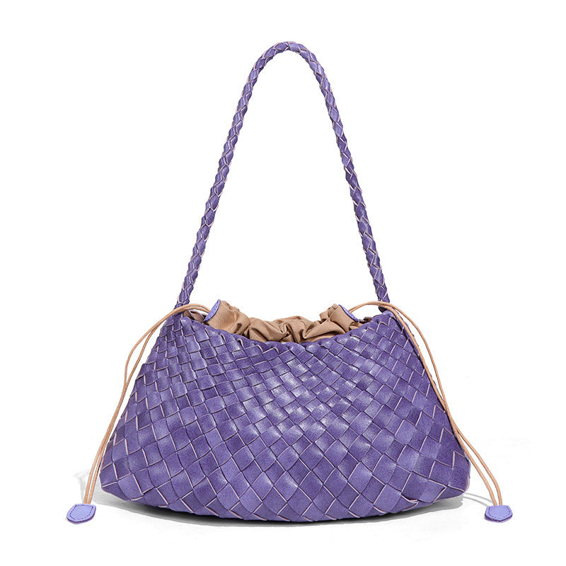 Women's Handmade Woven Fashion Straw Vegetable Basket Bags