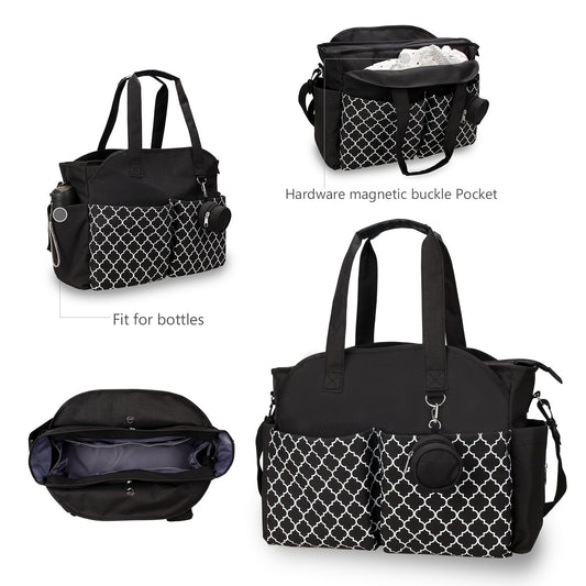 Waterproof Hard-wearing Printing Geometry With Pacifier Quick Hair Bags