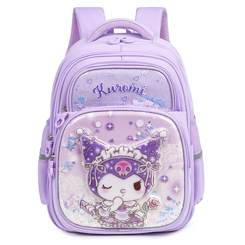 Level Cartoon Elsa Clow Burden Alleviation Backpacks