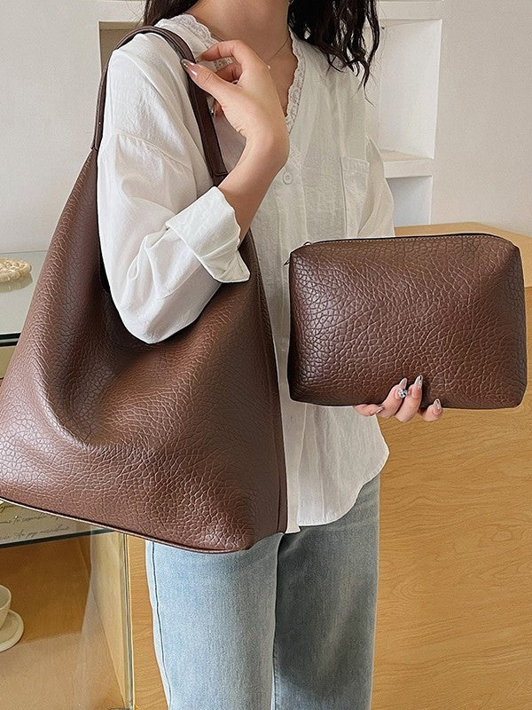 Women's Large Capacity Idle Style High-grade Loose Tote Bag