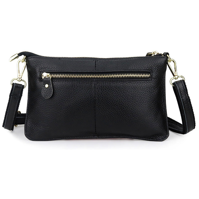 Women's Cowhide Fashion Clutch Soft Leather Women's Messenger Bag