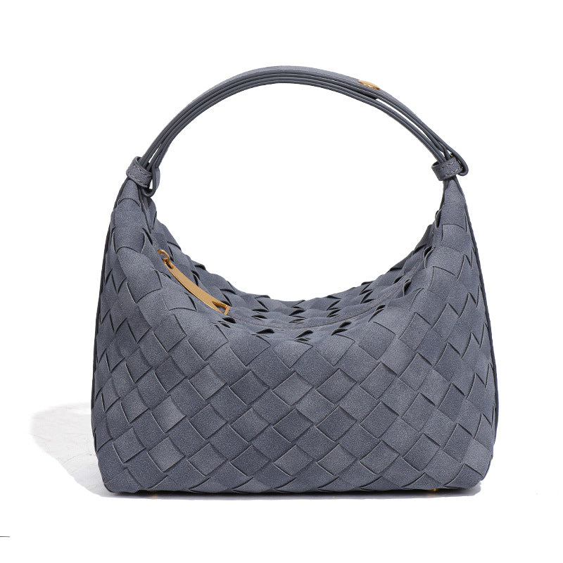 Women's Dumpling Frosted Woven Lunch Box Texture Women's Handbag