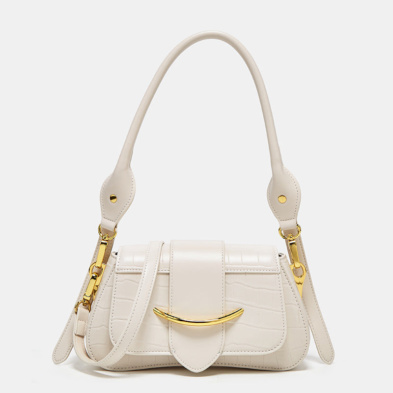 Women's Simple Niche Design Fashion Underarm Crocodile Women's Shoulder Bag