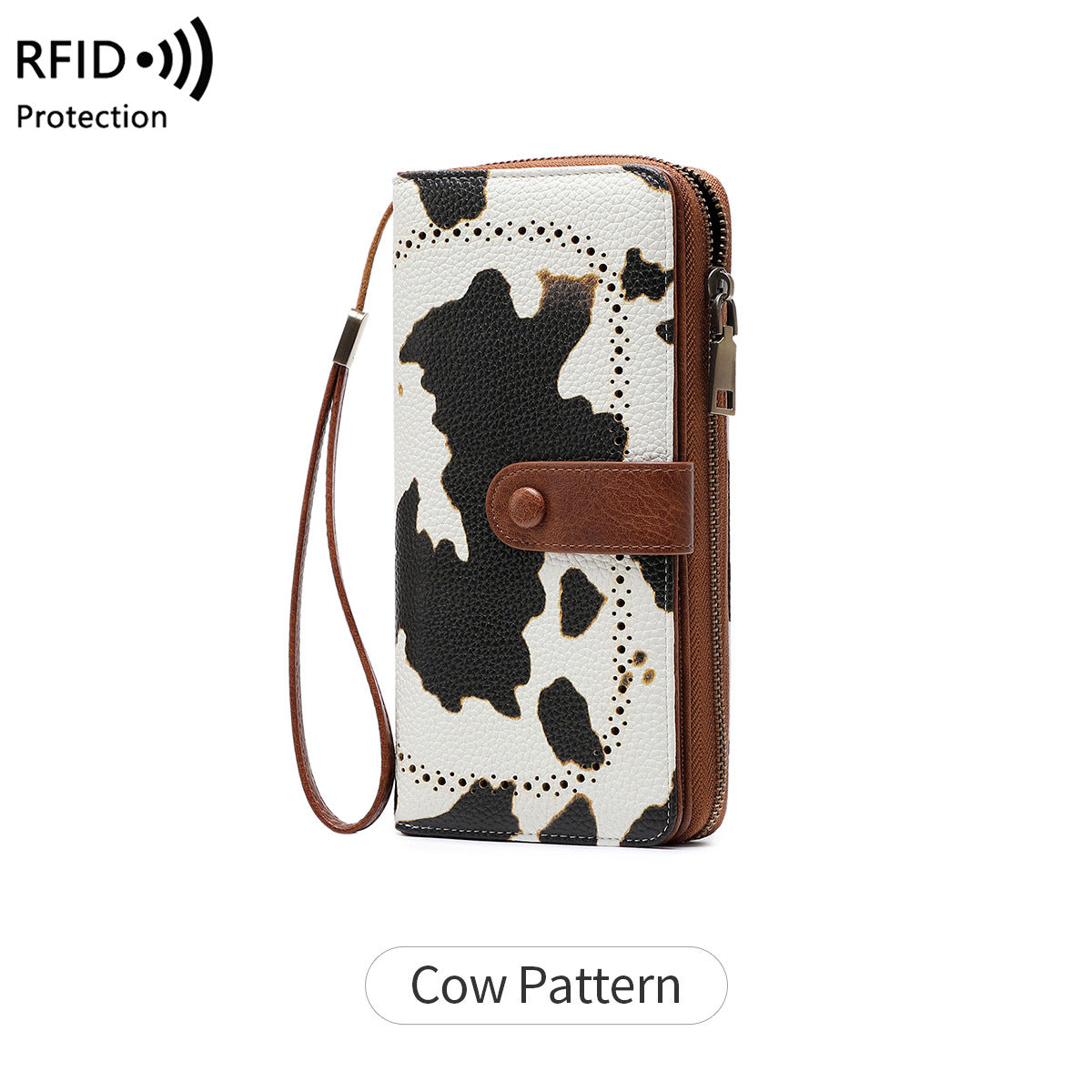 Women's Swiping Hollow Out Expanding Retro Large Capacity Card Holder