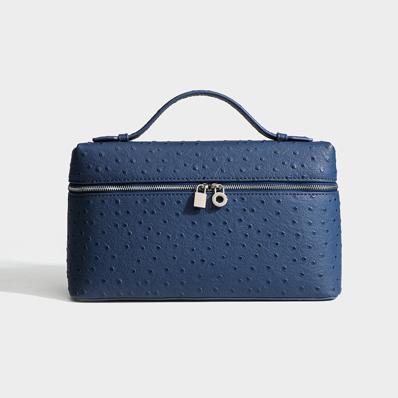 Genuine Leather Kelly Box Light Luxury Advanced Women's Shoulder Bag