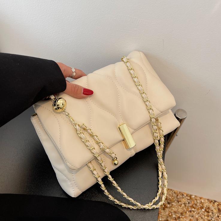 Women's Trendy Fashionable High Sense Leisure Chain Small Square Bag