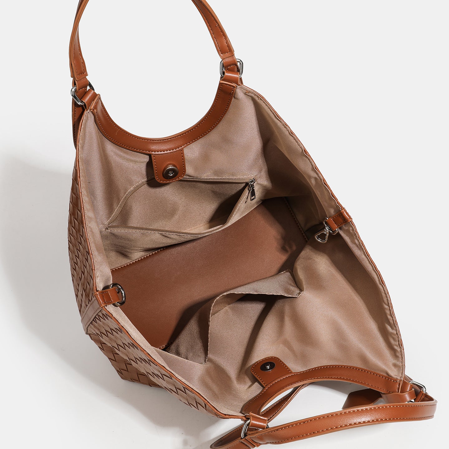 Women's Retro Large Capacity Totes High-grade Woven Women's Shoulder Bag