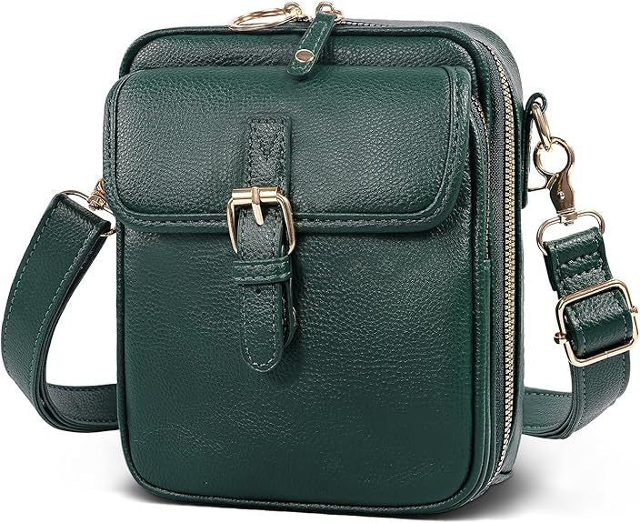 Beautiful Durable Leather Retro Clutch Mobile Women's Shoulder Bag