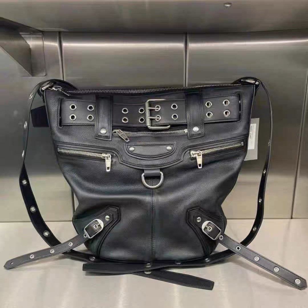 Cool Women's Fashionable Dark Rivet Motorcycle Bags