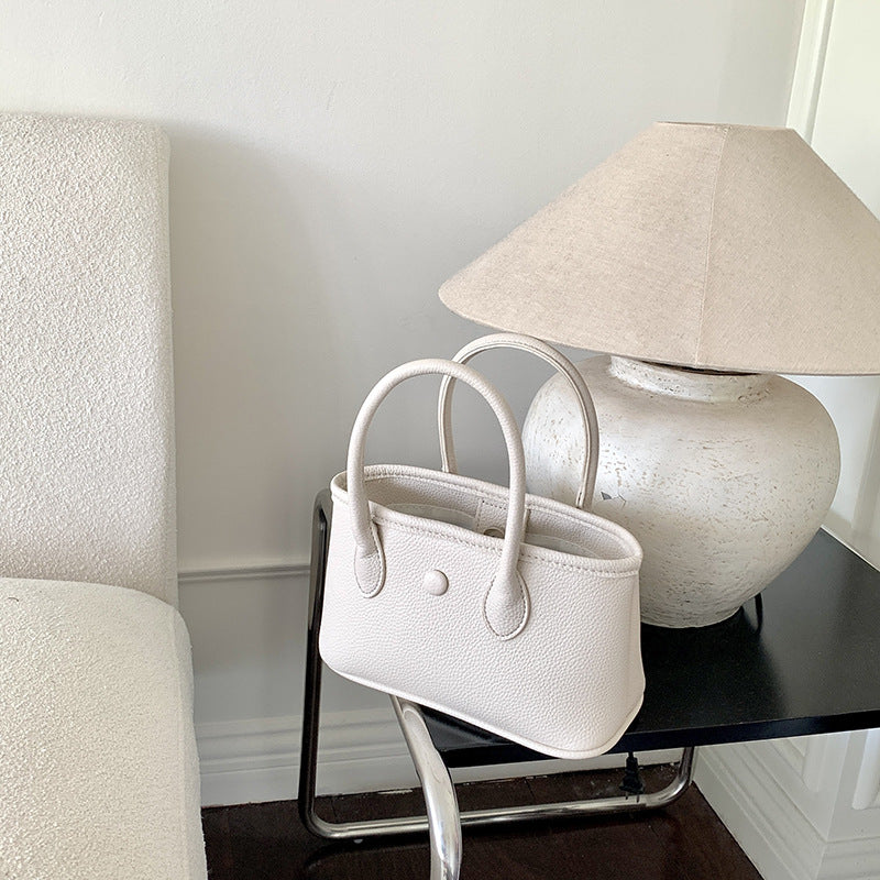 High Sense Niche Korean Style Fashion Simple Solid Women's Messenger Bag