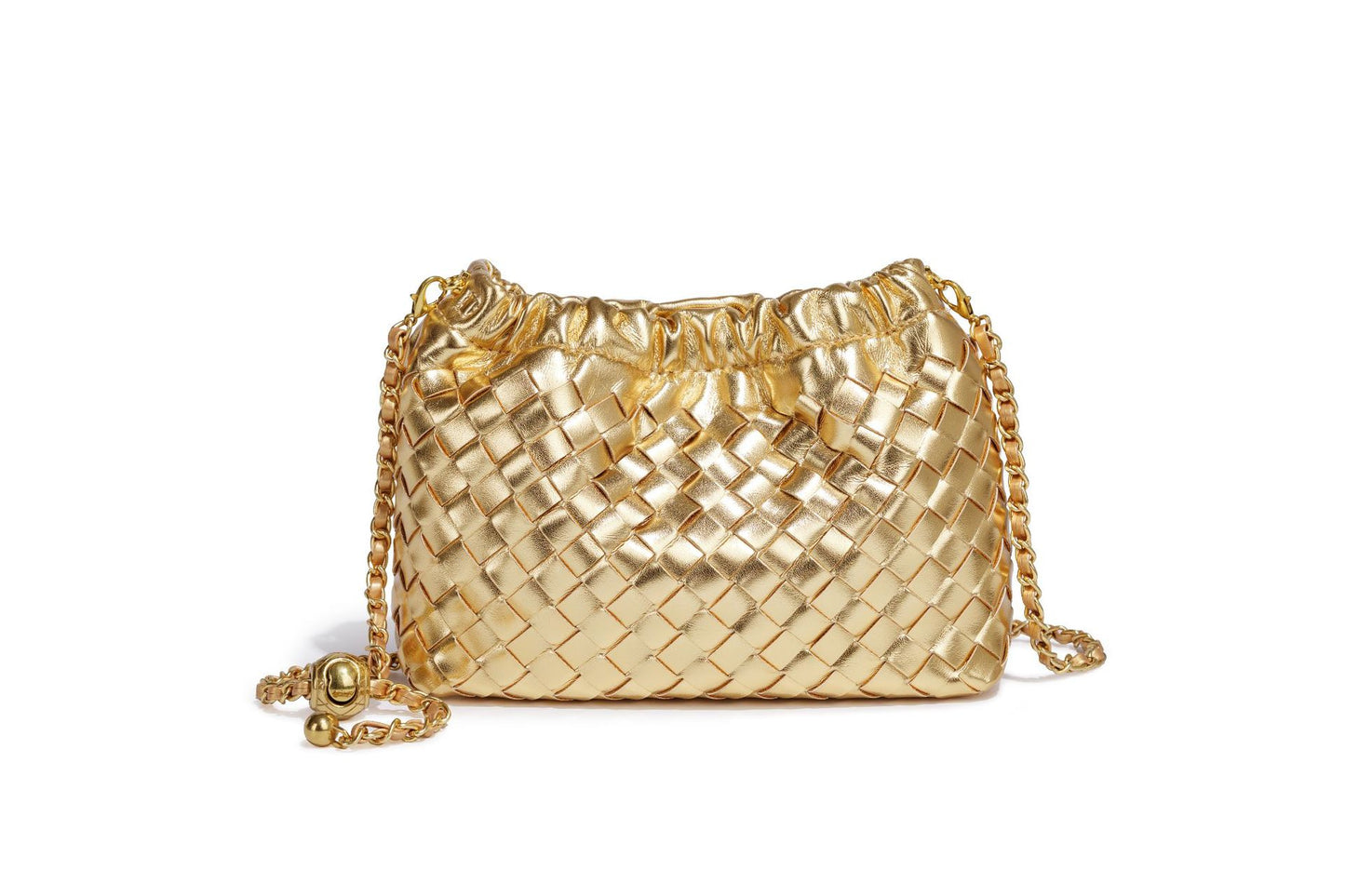 Women's Hand-woven Cloud Simple Metal Chain Fashion Minority Design Women's Shoulder Bag
