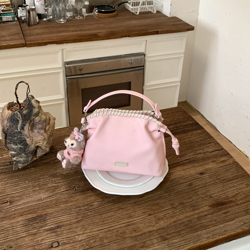 Style Trendy Contrast Color Fashion Chain Women's Shoulder Bag
