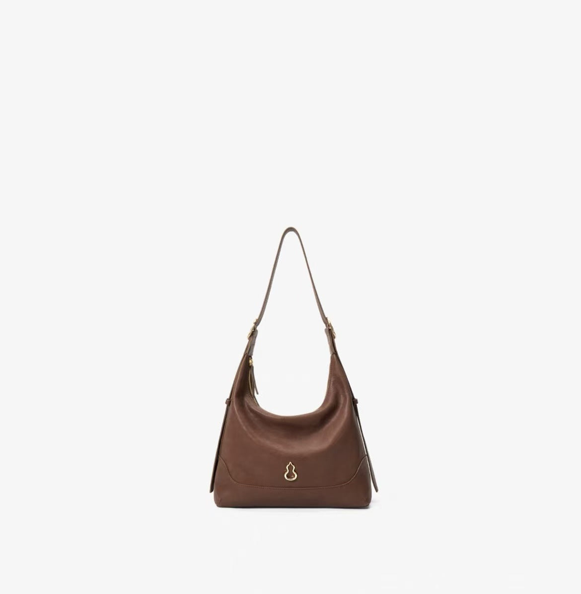 Half Slope Layer Cowhide Underarm High Quality Women's Shoulder Bag