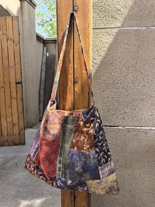 Women's Style Artistic Retro Printing Simple Large Capacity Summer Women's Shoulder Bag