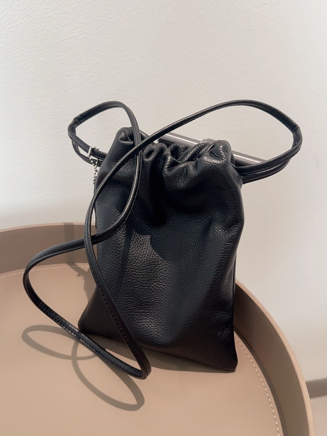 Women's Pleated Drawstring Mobile Cloud Mini Lightweight Women's Shoulder Bag