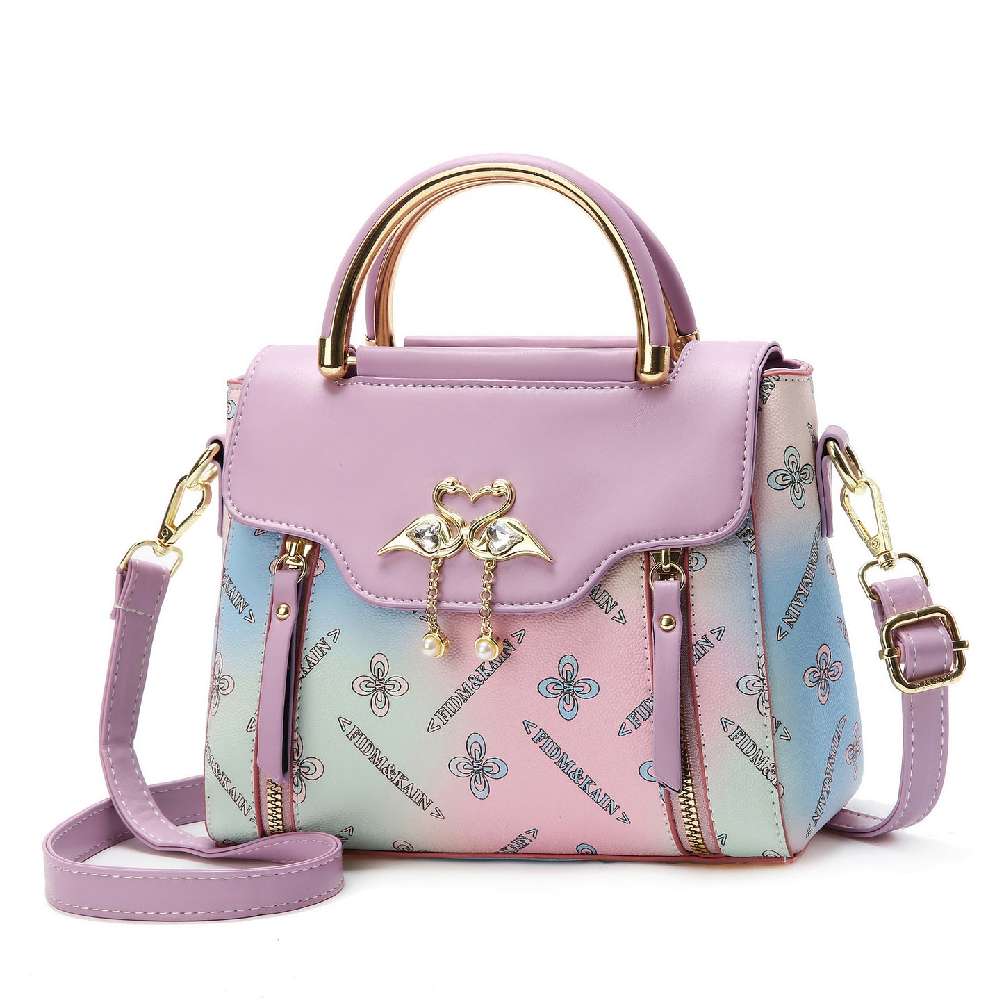 Women's Summer Fashion Colorful Portable Versatile Large Shoulder Bags