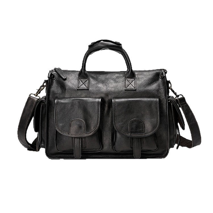 Color Leather First Layer Vegetable Tanning Bags
