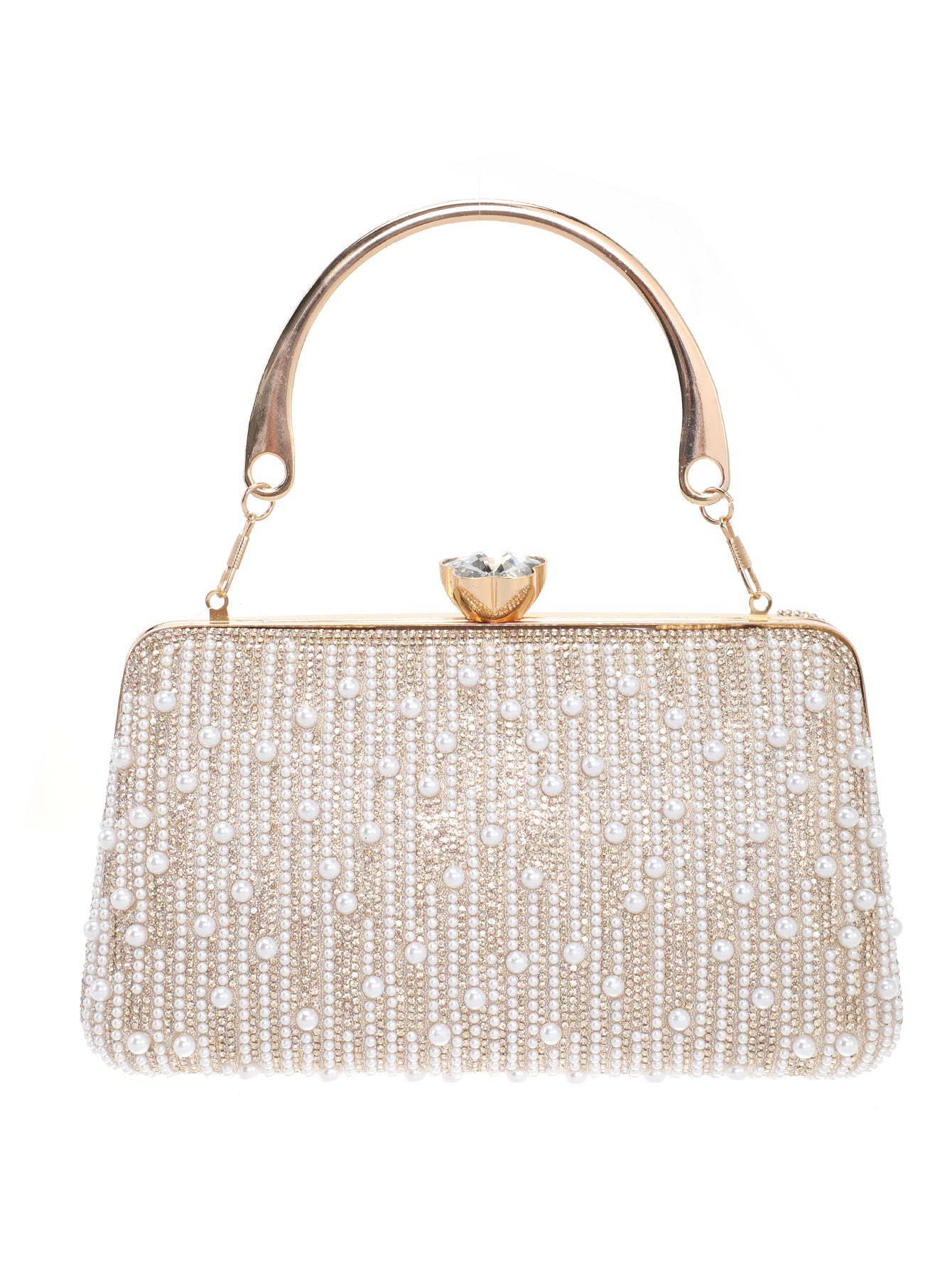 Lady Temperament Dress Beaded Banquet Clutch Shoulder Bags