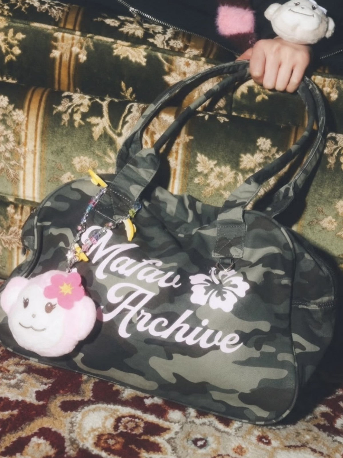 Versatile Women's Underarm Camouflage Pink Niche Handbags