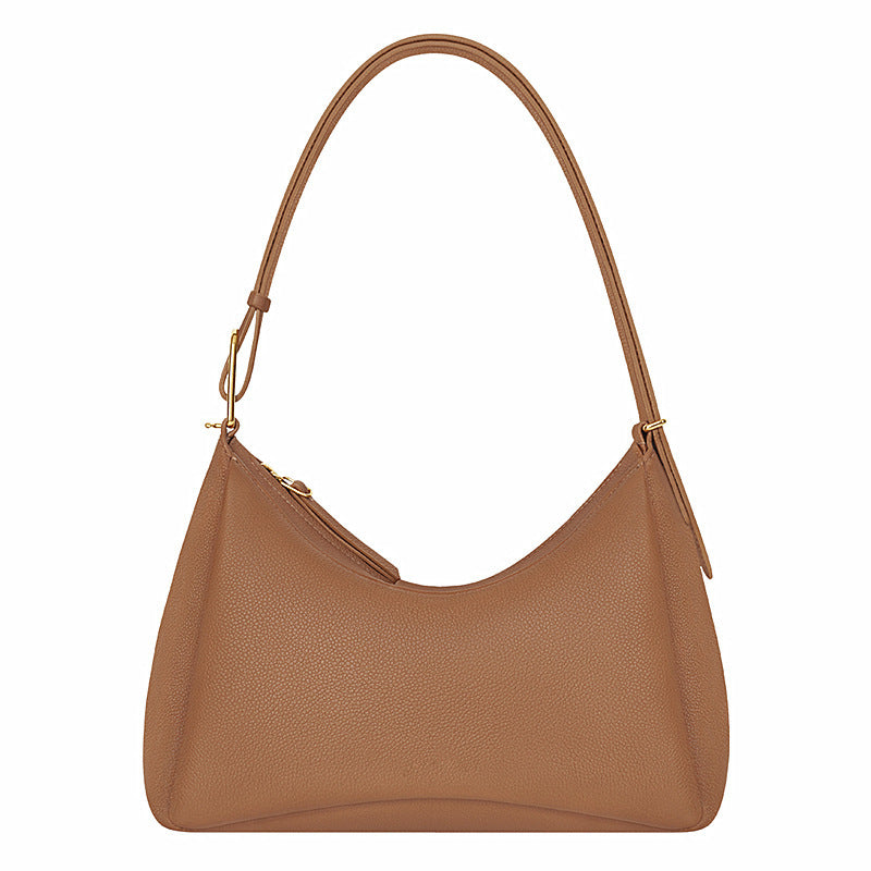 French Niche Spring Cowhide Elegant Leather Bags