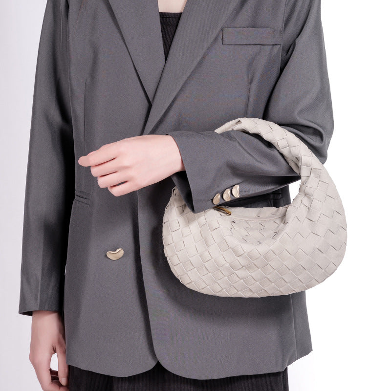 Women's Cloud Dumpling Underarm Large Capacity Croissant Knotted Women's Handbag