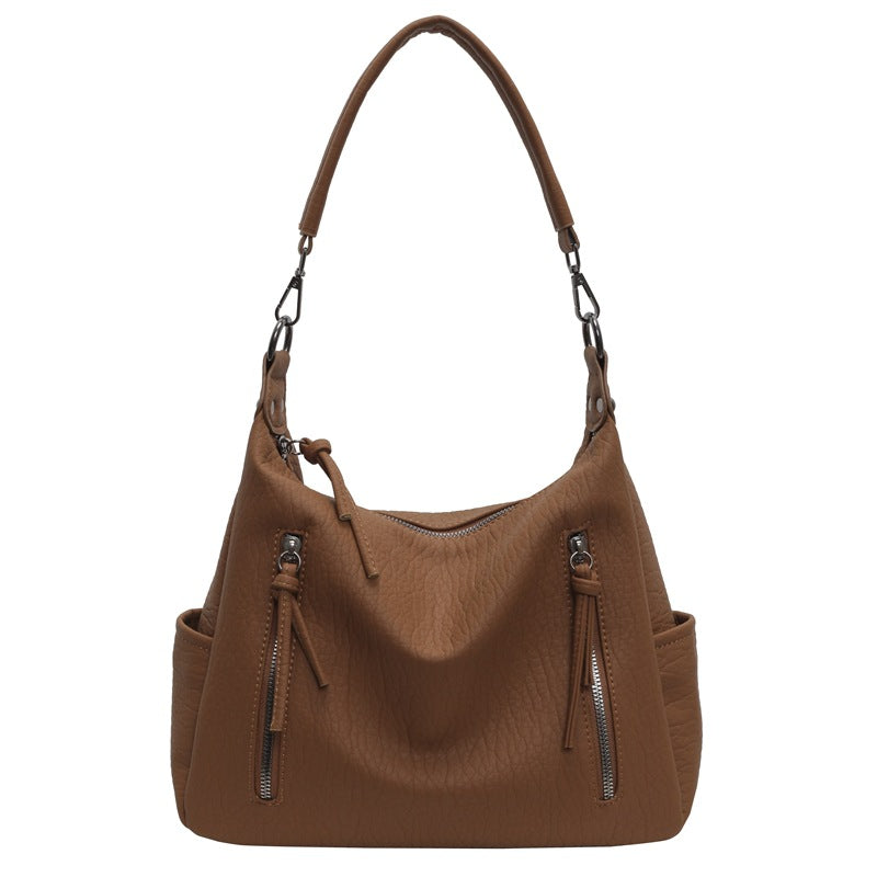 High Sense Female Fashion Niche Large Capacity Women's Shoulder Bag
