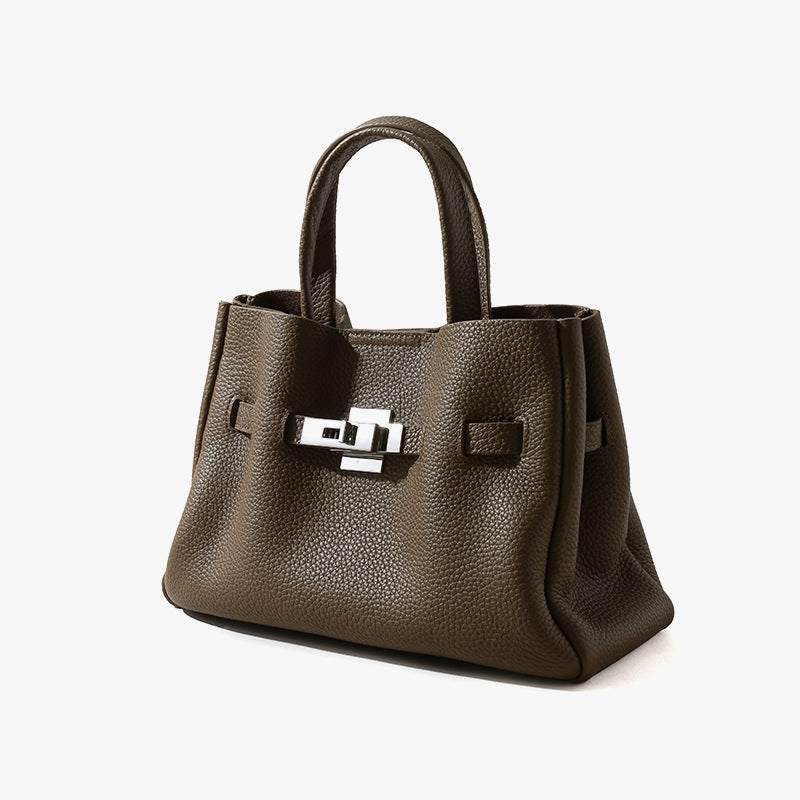 Layer Cowhide Callie Genuine Leather Advanced Large Capacity Women's Messenger Bag