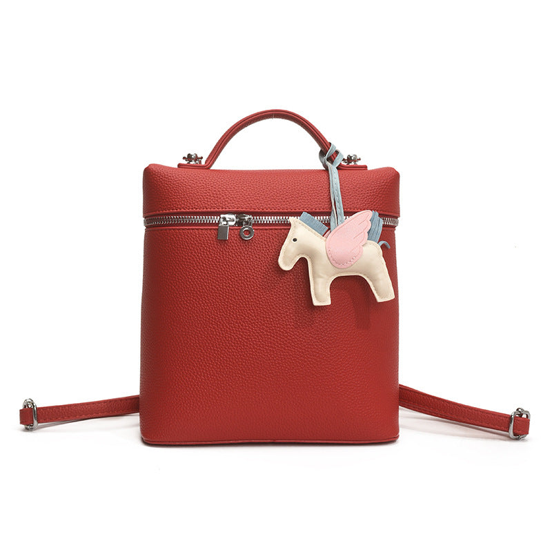 Women's Solid Color Personalized Daily Commute Simple Women's Messenger Bag