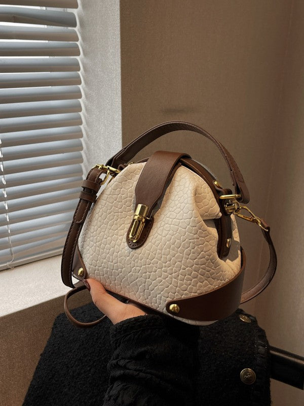 Women's Niche Fashion Portable Simple Textured Women's Messenger Bag