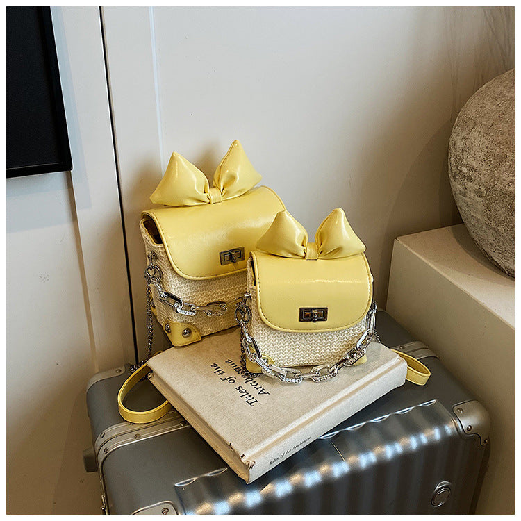 Chain Summer Niche Design Fashion Simple Good-looking Contrast Small Square Bags