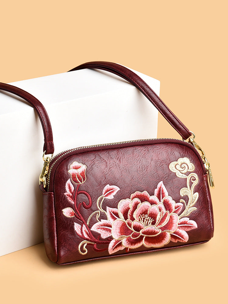 Women's Clutch Fashionable Elegant Embossed Shell Hand Carrying Phone Bags